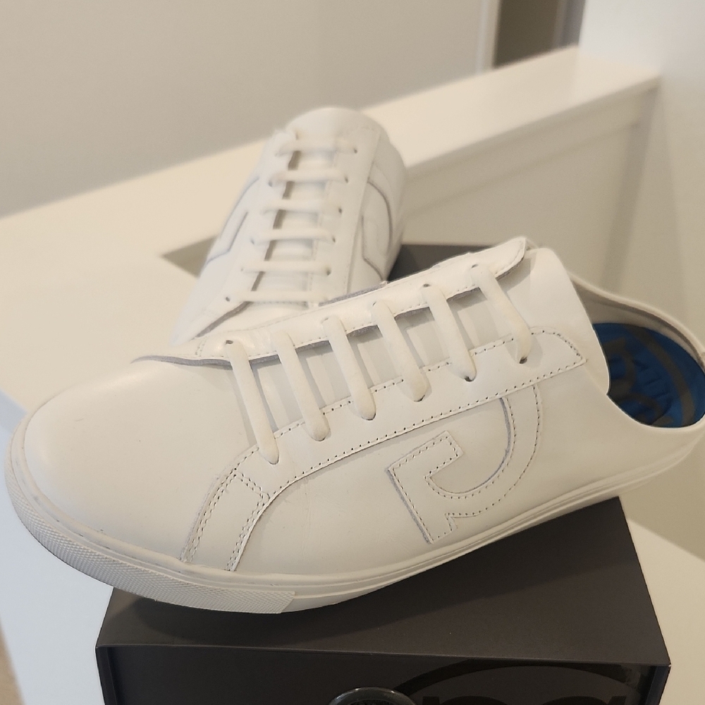 G/FORE Men's Classic White Sneakers - Picture 6 of 6
